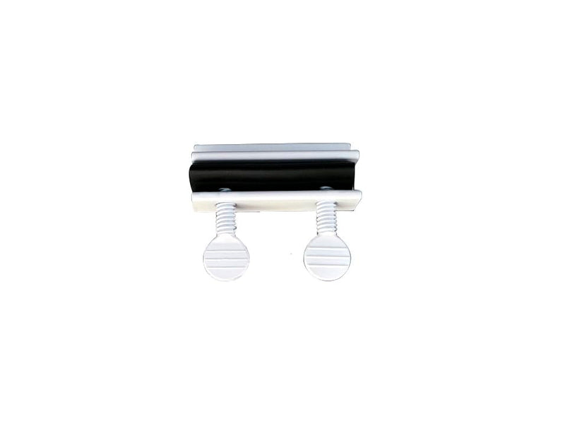 QCAA Sliding Window Security Lock with Vinyl Lining, Child Proof Lock, Aluminum, White, 8 Pack, Made in Taiwan 8pack White(w/Vinyl Lining)
