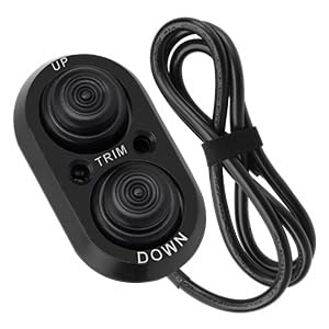 Trim Switch for Boat, Boat Tilt Trim Switch Black Push Button, for Fishing Boats Yachts Ships