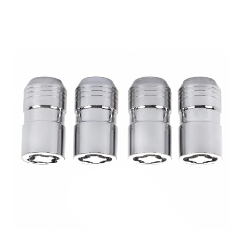 KarParts360 McGard Wheel Lock Nut Set Compatible With Jeep Grand-Cherokee 2011-2021 | 4 Pack | Cone Seat | M14 x 1.5 | 21mm & 22mm Dual Hex | 1.639in. Length | Chrome