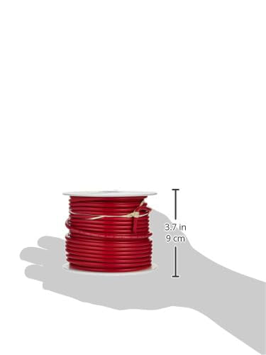 Ancor 102810 Tinned Copper Wire, 16 AWG (1mm2), Red - 100ft