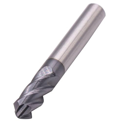 2Pcs 5/16" 4 Flute 90 Degree Solid Carbide Drill Mill - AlTiN Coated 5/16 in 2
