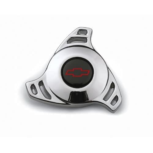 Proform 141-328 Chrome Air Cleaner Wing Nut with Small Hi-Tech Red Bowtie Logo for 1/4-20" Thread