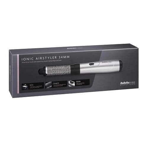 BaByliss BAB2638U PRO Ionic Hot Air Styler 800W Thermal Hot Hair Brush 34mm