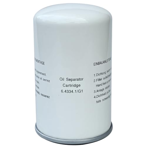 6.4334.1 Air/Oil Separator Compatible with Air Compressor, Replacement Parts 6.4334.1/G1 6.4334.0