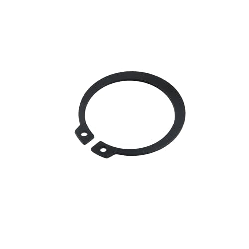 Oedema 50 Pcs External Large Retaining Rings External Circlip Round Wire Snap Rings 1-5/8 Inch for Automobiles, Cylinders, Lawn Mowers, Black 40mm/1.57inch