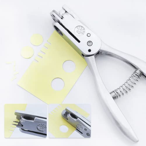 dophee Hand Held Slot Hole Punch & 13mm Round Hole