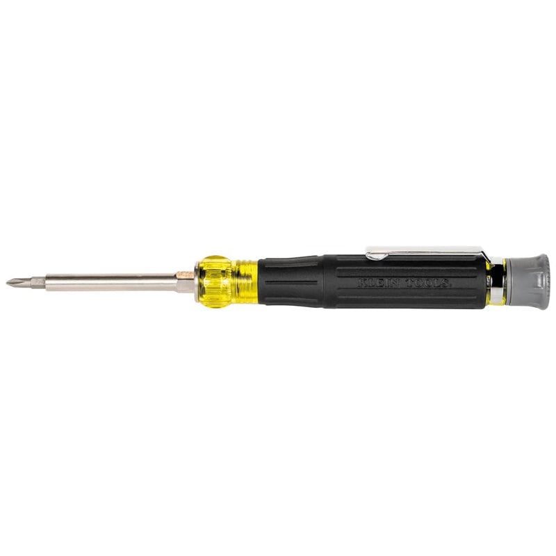  [AUSTRALIA] - Klein Tools 32600P Mini Precision Screwdriver with Pocket Clip, 13-in-1 Magnetic All-Purpose Driver with Nut Drivers, Phillips, Slotted, and TORX Tips