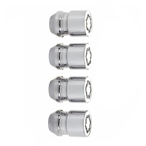 McGard Wheel Lock Nut Set for Honda Accord/Civic 1990-2020 | 4 Pack | Cone Seat | M12 x 1.5 | 19mm & 21mm Dual Hex | 1.28 in. Length | Chrome