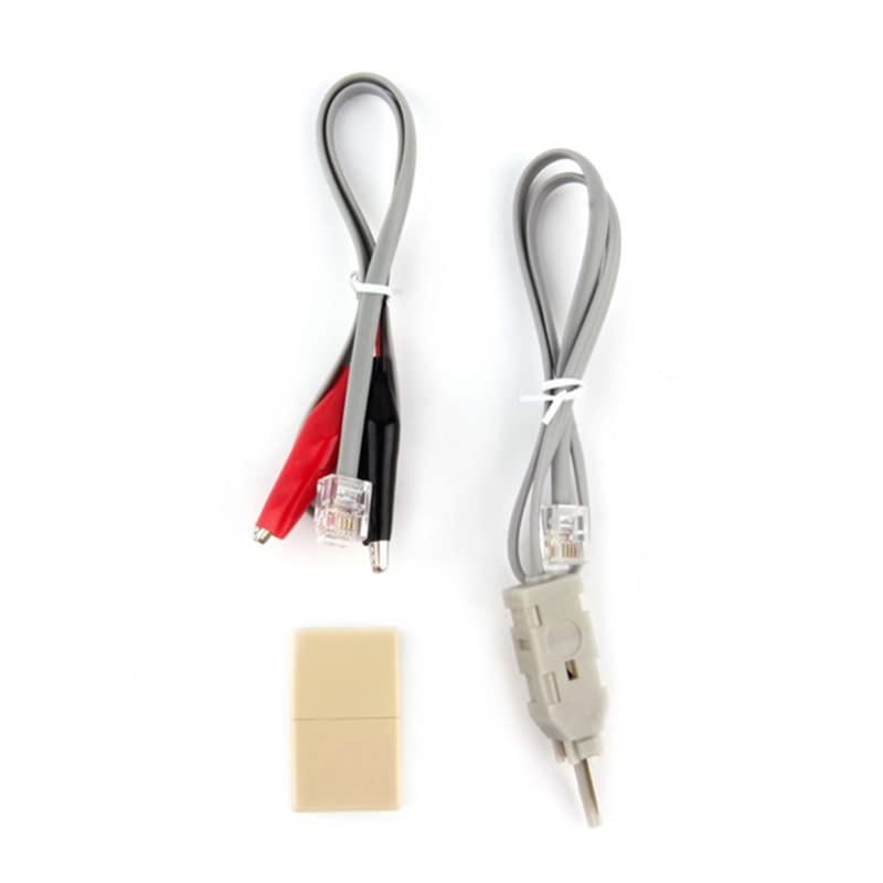 Telephone Phone Line Network Cable Tester Butt Test Tester Lineman Tool Cable Set with Connectors