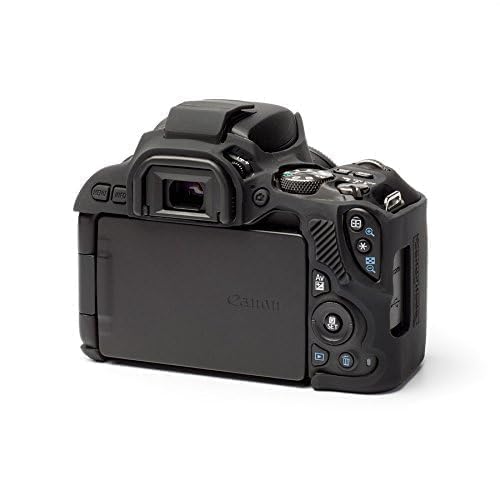 easyCover Protective Camera Case compatible for Canon 200D/250D SL2/SL3, Black