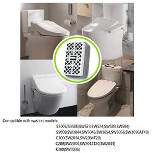 Washlet Deodorizer Air Filter Compatible with Toto THU9476/THU6072/THU6474-01/THU6474 Replace Bathroom Toilet Carbon 2 Pack