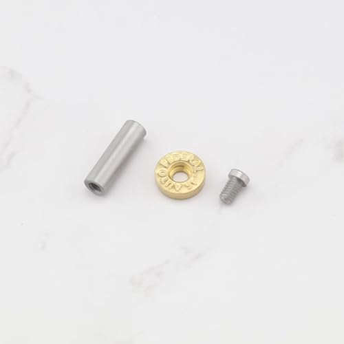 10Pcs M4 Handle Screws Nuts Handle Bolt Rivets Screw Stainless Steel Shaft Rivets for Tactical Driving Kni-VES Total Lenght 17mm, HP662-AW