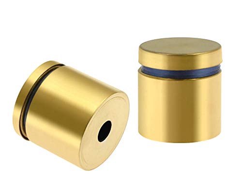 Luomorgo 1" x 1" Stainless Steel Standoff Screws, Gold, 24 Pcs 1" x 1" / 25mm x 25mm