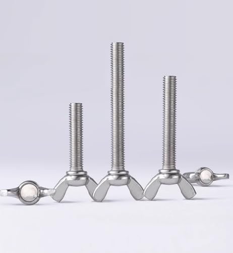 304 Stainless Steel Wing Butterfly Screws, Thumb Hand Screws for Electronic Equipment (5/16-18x2(10pcs),10) 5/16-18x2(10pcs) 10