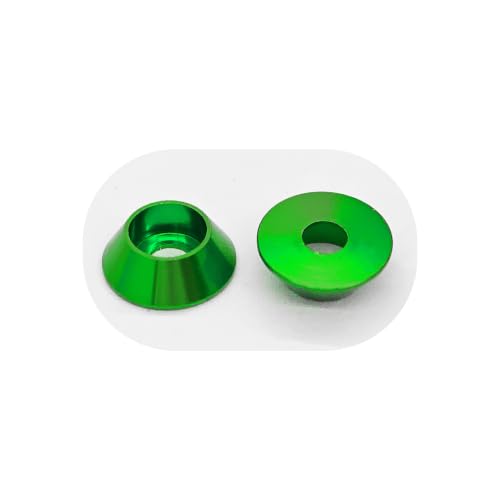 pson 60Pcs M3 Counterbore Washers(Green) Green
