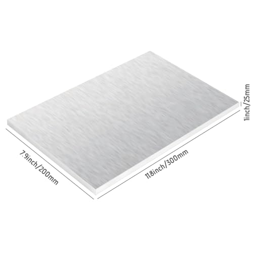 ZOFORTY 5052 Aluminum Sheet 8 x 12 x 1/2 Inch Thick
