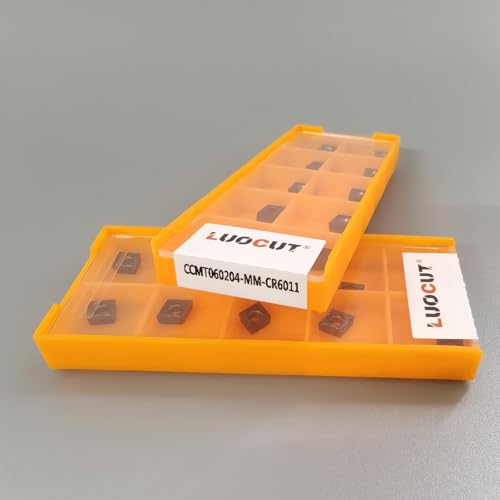 20PCS CCMT21.51 CCMT060204 Lathe Turning Inserts for Stainless Steel-CR6011 1-20P-CCMT060204-MM-CR6011