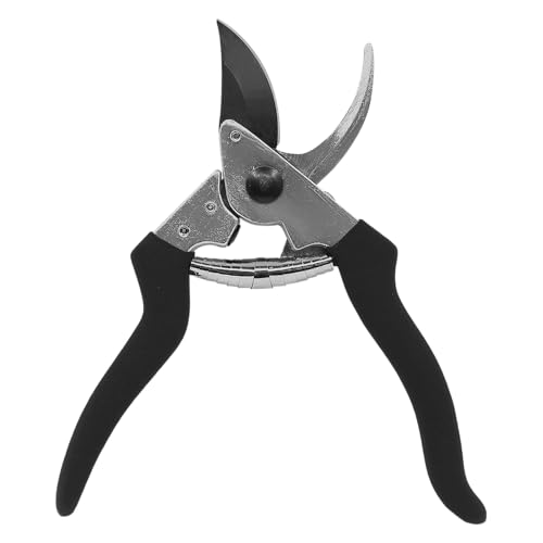 Zenport Z201 Heavy Duty Pruner, Bypass Euro, Black Handles, Steel, 8-Inch 1