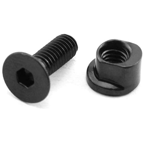 heyous 10 Sets Aluminum Alloy Keymod Screw and Nut Replacement Set for Railed Parts Fit Rail Sections for Hunting