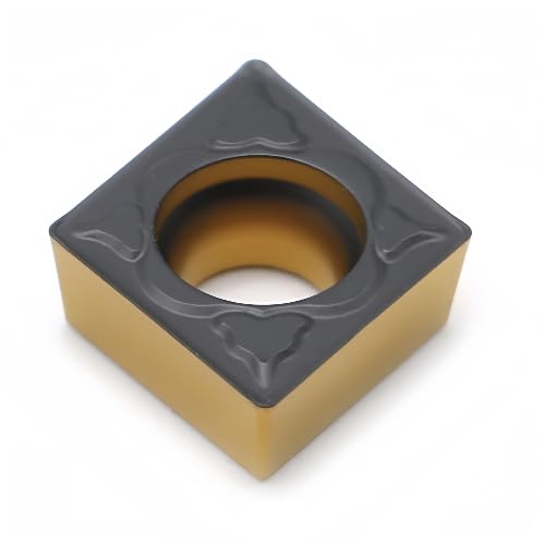 CCMT32.51 / CCMT09T304-PM of CNC Carbide Inserts for Steel Turning Cutting Tools, The Chip Breaker PM fit for Semi-Finishing Metal Cutting, 10 PCS.