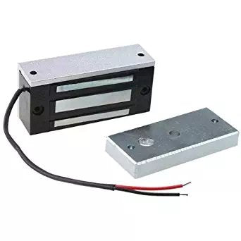 Electric Magnetic Lock 60kg 130LBs Holding Force Electric Magnetic Lock for Door Access Control System Electromagnet Fail-Safe NC Mode