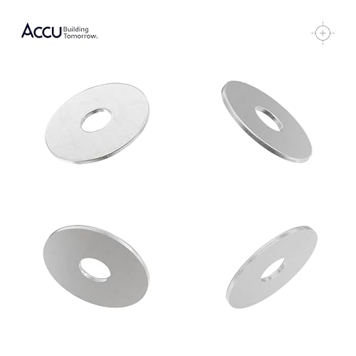 Accu - M6 x 30mm Penny Washers - Marine Stainless Steel (A4) (Pack of 20)