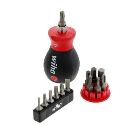 Wiha 91801 14 Piece Stubby Bike Repair Multi-Driver
