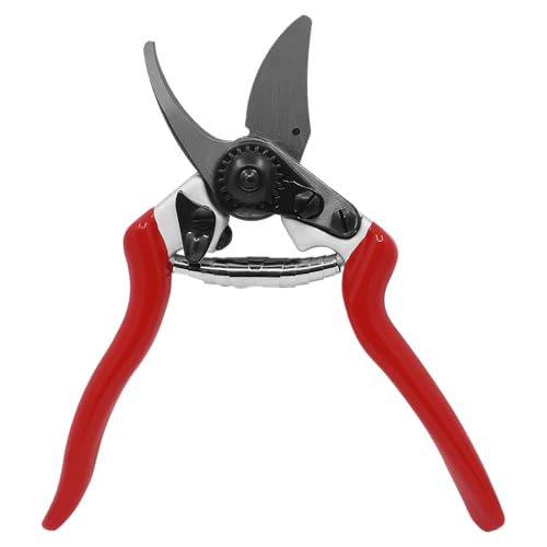 Zenport QZ406 Small Professional Pruner, 7.25 Inch Garden Pruning Shears, 0.8 Inch Cut Capacity, Forged Carbon Steel Blade, Ergonomic Handle 1