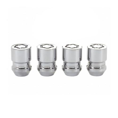 McGard Wheel Lock Nut Set for Honda Accord/Civic 1990-2020 | 4 Pack | Cone Seat | M12 x 1.5 | 19mm & 21mm Dual Hex | 1.28 in. Length | Chrome