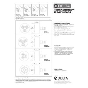 Delta Faucet SH5000-RB Touch Clean Body Spray Sprayhead, Venetian Bronze,3.200"L x 2.200"W x 2.200"H