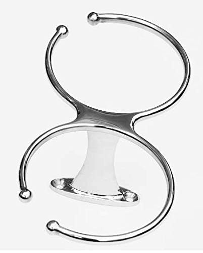Marine Part Depot Stainless Steel Double Ring Cup Drink Holder - Open Design