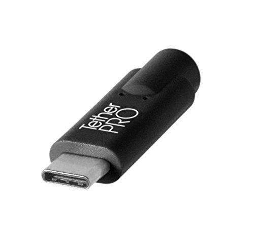 Tether Tools TetherPro USB-C to USB 3.0 Micro-B Cable | for Fast Transfer and Connection Between Camera and Computer | Non-Reflective Black | 15 Feet (4.6 m)