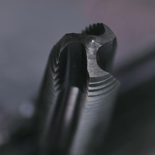 Tools M12 x 1.75 Spiral Point Threading Tap, Metric Machine Threading Tap High Speed Steel Cobalt(HSSCo) with AlTiN Coating, Round Shank with Square End， H2 Tolerance, 2pcs M12x1.75mm JIS POT 2pcs