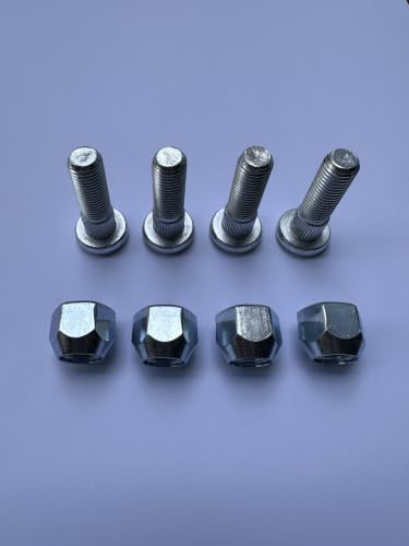 85-1024 Wheel Hub Bolt Studs # 90114-10013 & Lug Nuts Replacement for 2004-2013 Yamaha Rhino 450 660 700 UTVs Rear