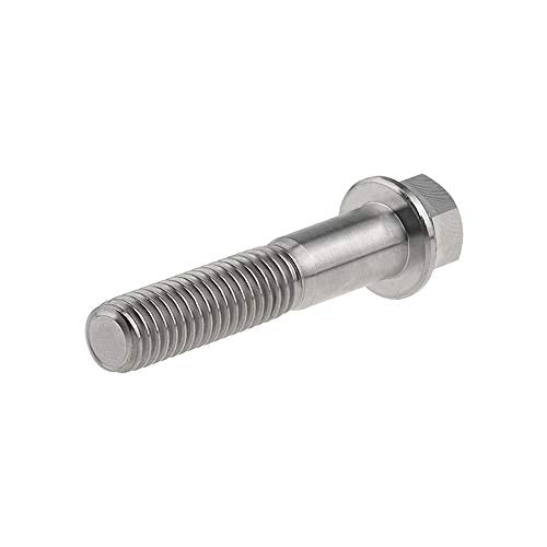 Titanium Hex Small Flange Head Bolt M8 (M8x40mm, Normal Titanium) M8x40mm