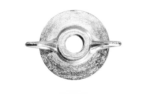 Mighty Fasteners Zinc Die-Cast Washered Wing Nuts, 1/4"-20, 50-Pack