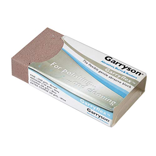 GB240 Garryflex Abrasive Block - Fine 240grit, Brown