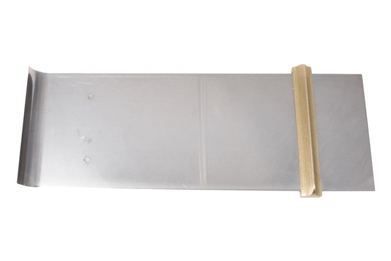 MARSHALLTOWN Stainless Steel Hand Edger with Adjustable Groover, Concrete, Curved, 14 Inch by 5 Inch, 1/2 Inch Edger Radius, 1/2 Inch Bit Depth, DuraSoft Handle, Assembled in USA, 3489D 1/2 in Groove x 1/2 in Radius