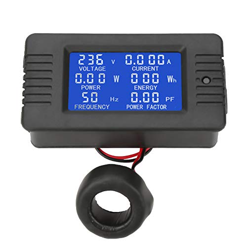 Oumefar PZEM-022 LCD Digital Display Power Energy Panel Digital AC KWh Tester Volt Amp Meter with Closed Type CT 100A for Industry