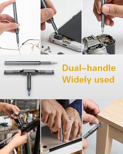 Bomivoi 71-in-1 Magnetic Ratchet Screwdriver Set, T Handle Screwdriver Sets