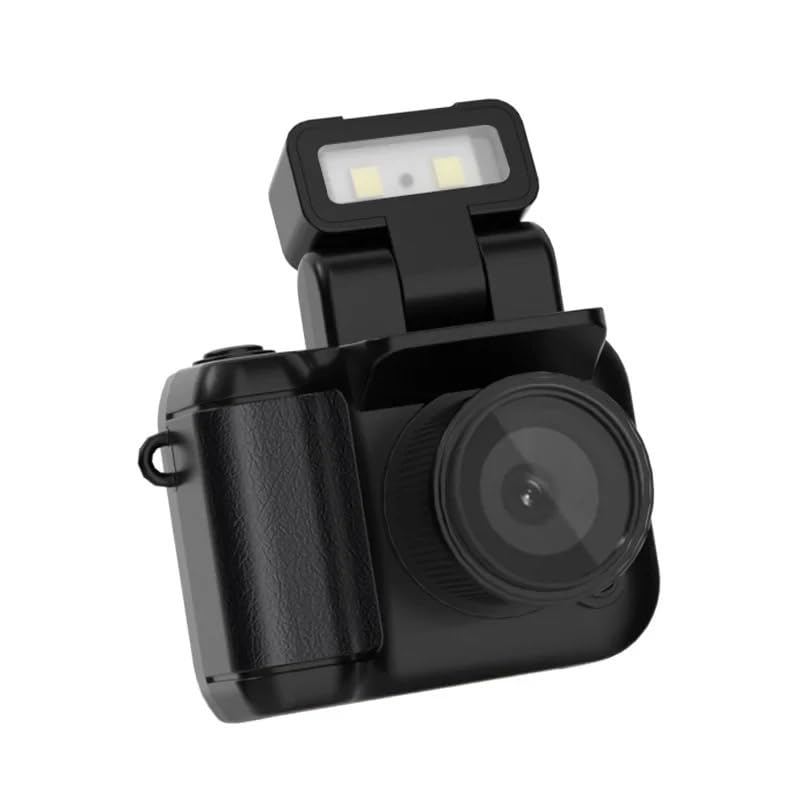 Mini Shot V340 | Mini Digital Camera | LCD Screen | 128GB SD Card | HD 1080P | Storage Case | Retro Small Pocket Cam | Rechargeable | Thumb Keychain Camera | Camcorder | Kids Adults | Gift