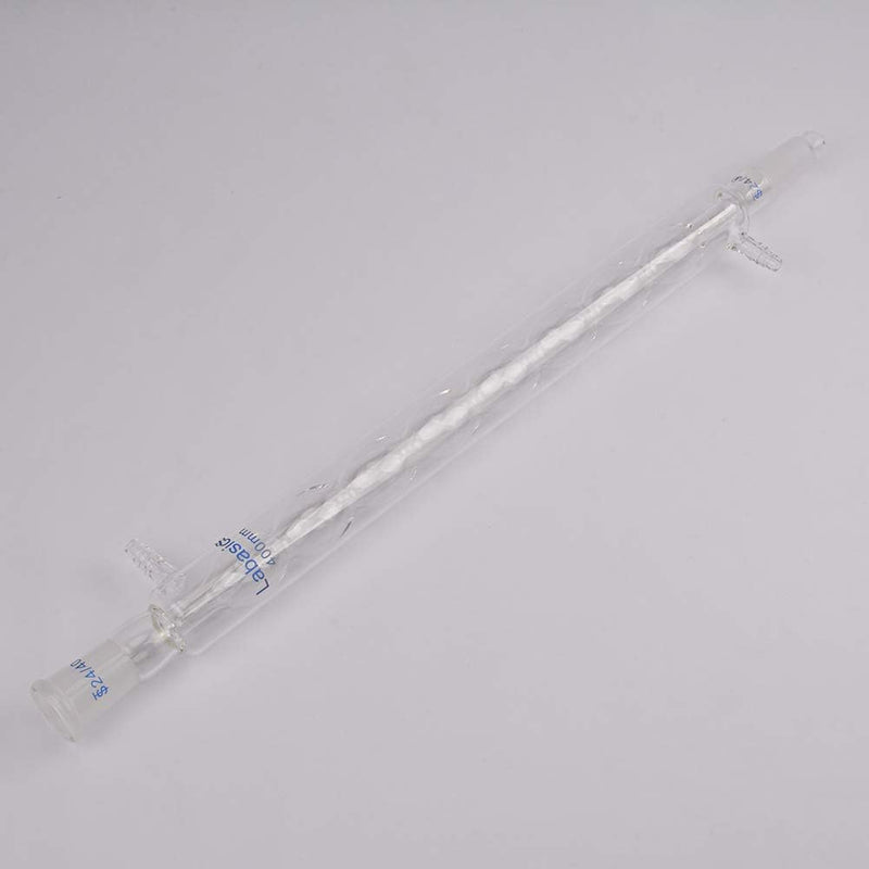 Labasics Borosilicate Glass Allihn Condenser with 24/40 Joint 400mm Jacket Length Lab Glass Condenser 400 mm