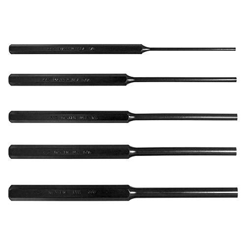 Mayhew Pro 62065 5Piece Pin Punch Set with Extra Long Pin Lengths