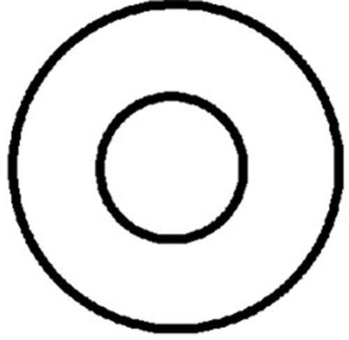 50 5/16" Nylon Flat Washers .380" I.D.062" Thick