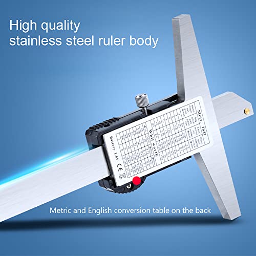 Digital Depth Caliper Electronic Ruler (200mm(Normal)) 200mm