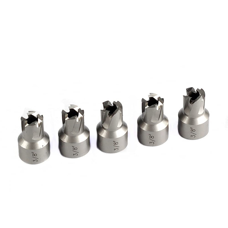 Spot Weld Cutter Set JESTUOUS 5-Pack 3/8 Inch HSS Remover Welding Metal Sheet Hole Drilling Bits for Power Hand Drill Tool