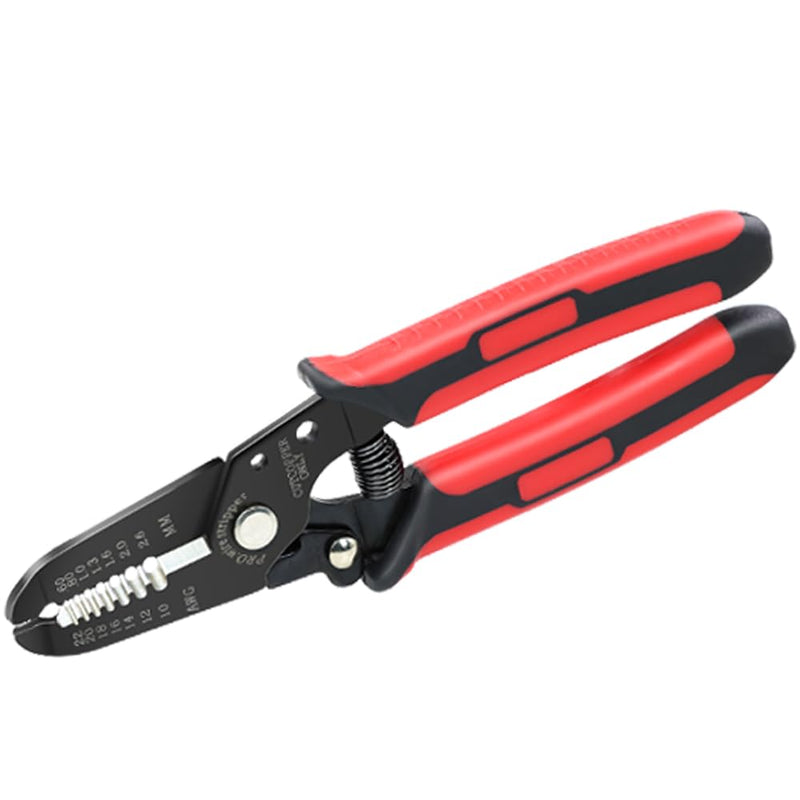 HKS Ferrule Crimping Tool Kit - Hexagonal Ferrule Crimper Plier (AWG 23-7) with Wire Stripper & 1900pcs Wire End-Sleeves Terminals Kit Crimper 10-6+1900PCS+Stripper