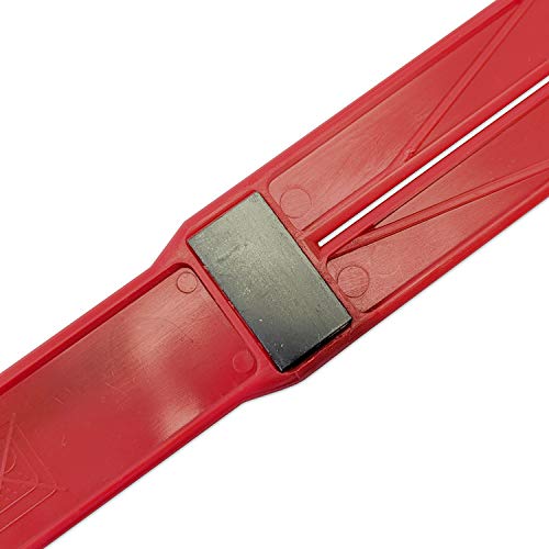 Pouchmate Food Bag Opener with Magnet Red (3 pack)