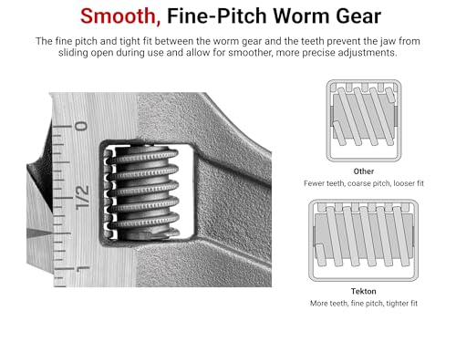 TEKTON 6 Inch Adjustable Wrench | WSA04122
