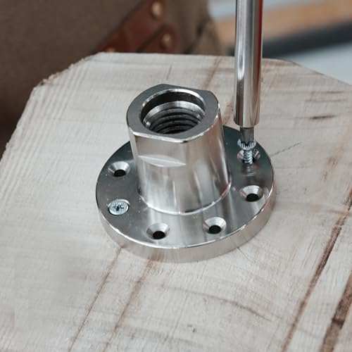 Woodworking 3" Lathe Faceplate with Screw Chuck, Two nylon washers for 1" x 8TPI Spindle Woodturning Lathe. 3"with Screw Chuck,1"x8TPI